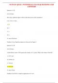 SCIN131 QUIZ 1 WITH REAL EXAM QUESTIONS AND ANSWERS