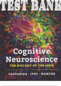 Cognitive Neuroscience The Biology of the Mind 5th Edition Test Bank