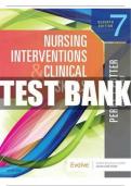 NURSING INTERVENTIONS AND CLINICAL SKILLS POTTER TESTBANK- NEWEST COMPLETE VERSION