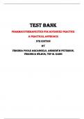 Test Bank For Pharmacotherapeutics for Advanced Practice A Practical Approach 5th Edition By Virginia Poole Arcangelo, Andrew M Peterson, Veronica Wilbur, Tep M. Kang |All Chapters,  Year-2024|