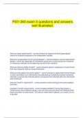   PSY-260 exam 4 questions and answers well illustrated.