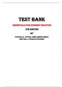 Test Bank For Essentials for Nursing Practice 9th Edition By Patricia A. Potter, Anne Griffin Perry,  Amy Hall, Patricia Stockert |All Chapters,  Year-2024|