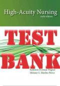 High Acuity Nursing 6e Kathleen Dorman, Wagner Karen, Johnson Melanie Hardin Test Bank