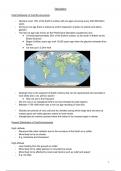 Physical Geography Notes - Component One Geography OCR A-Level