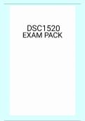 DSC1520 EXAM PACK