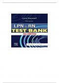 TESTBANK FOR LNP TO RN TRANSITION 5TH EDITION BY CLAYWELL LATEST 2023 GRADED A+ WITH EXPLANATION WITH ALL CHAPTER 100% COMPLETE