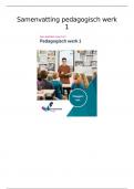 Samenvatting Angerenstein Welzijn - Pedagogisch Werk 1 Profieldeel Basisdeel -  pedagogisch werk 1