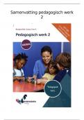 Samenvatting Angerenstein Welzijn - Pedagogisch Werk 2 basisdeel/profieldeel -  pedagogisch werk 2