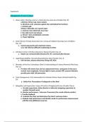 Capstone Pharm A & B Study Guide Questions and Answers.