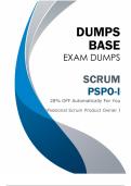Most Updated Scrum PSPO-I Dumps (V10.03) to Ensure Your Success