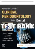 Test Bank For Newman And Carranza’s Clinical Periodontology For The Dental Hygienist, 1st - 2021 All Chapters - 9780323708418