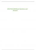 AHA PALS 2023Exam Questions and Answers 
