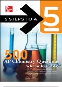5 Steps to a 5 500 AP Chemistry Questions to Know by Test Day - 1st Edition 