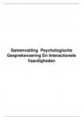 Psychologische gesprekvoering & interactionele vaardigheden (geslaagd eerste zit!)