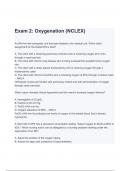 ATI MED SURG RN Oxygenation Exam 2 Questions and Answers Latest Update