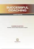 SUCCESSFUL COACHING RAINER MARTENS FOUNDER, AMERICAN SPORT EDUCATION PROGRAM 4th EDITION | BEST FOR 2024