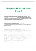 Maryville NURS 611 Patho Exam 3    Explain the pathophysiology associate with Type 1 and Type 2 DM. DM 1 -      ANSWER -                                        Is the result of an autoimmune mediated specific loss of beta cells in the pancreatic islet. On