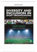 Samenvatting Cunningham - Diversity and Inclusion in Sport Organizations -  Inclusiviteit en Sociale verantwoordelijkheid (USG7032)