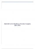 RQI 2025 ACLS Healthcare Provider Complete Q&A 2023.