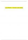 Luca Alaniz - I human case study