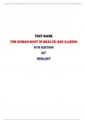 Test Bank for The Human Body in Health and Illness 6th Edition By Herlihy |All Chapters,  2024|