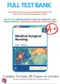 Test Bank  Medical-Surgical Nursing 8th Edition (Linton, 2023) Chapter 1-63 | All Chapters