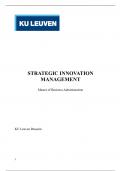Full summary -  Strategic Innovation Management 