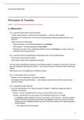 Full summary -  Principles of Taxation 