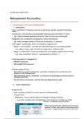 Full summary -  Management Accounting