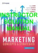 INSTRUCTOR SOLUTION MANUAL FOR  MARKETING CONCEPTS AND STRATEGIES, 9TH EDITION SALLY DIBBDR. LYNDON SIMKINWILLIAM M. PRIDEO.C. FERREL. Chapter 1-24. ISBN13: 9781473778580