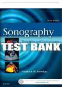 Test Bank For Sonography Principles And Instruments All Chapters - 9780323322737
