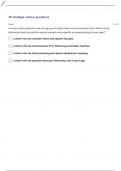 ATI HEALTH ASSESSMENT EXAM 1 QUESTIONS AND ANSWERS 100% CORRECT