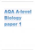 AQA A-level Biology paper 1