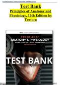 test-bank-principles-of-anatomy-and-physiology-14th-edition-tortora test-bank-principles-, Exams of Nursing