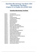 OpenStax Microbiology Test Bank / OSX Microbiology Test Bank - Chapter 01 to Chapter 26 LATEST 2024
