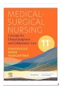 Medical-Surgical Nursing: Concepts for Clinical Judgment and Collaborative Care By Ignatavicius 11th Edition...TESTBANK... ISBN NO:0323878261....BEST COPY AVAILABLE....DOWNLOAD PDF