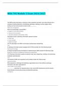 MHA 705 Module 3 Exam 2024/2025