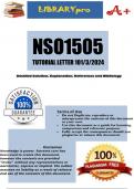NSO1505 TUTORIAL LETTER 2024