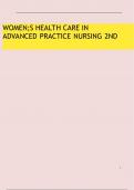 Test bank For Women's Health Care in Advanced Practice Nursing 2nd Edition by Ivy M Alexander | 2024/2025 | 9780826190017 | Chapter 1-46 | Complete Questions and Answers Pdf