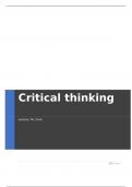 end essay critical thinking