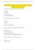 Biomedicine Exam (TCM Test) with Questions & 100% Correct Answers