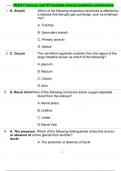 TEAS 7 science: test X5 (multiple choice) questions and answers