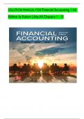 Solution Manual for Financial Accounting 11th Edition Robert Libby, Patricia Libby, Frank Hodge| Verified Chapter's 1 - 13 | Complete
