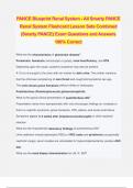 PANCE Blueprint Renal System - All Smarty PANCE Renal System Flashcard Lesson Sets Combined (Smarty PANCE) Exam Questions and Answers 100% Correct