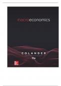 Solution Manual For MacroEconomics, 11th Edition By David Colander