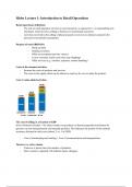 Samenvatting/summary -  Retail operations (B3EL108)