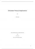 Samenvatting -  Simulation Theory and Applications (D0R19A)