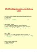  CWB Welding Inspector Level III Study Guide