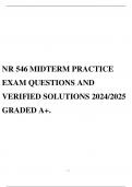 NR546 NR 546 PSYCHOPHARM MIDTERM EXAM QUESTIONS AND CORRECT ANSWERS 2024/2025 GRADED A+.