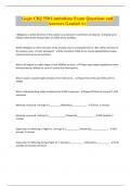 Gojet CRJ 550 Limitations Final study Questions and Answers Graded A+
